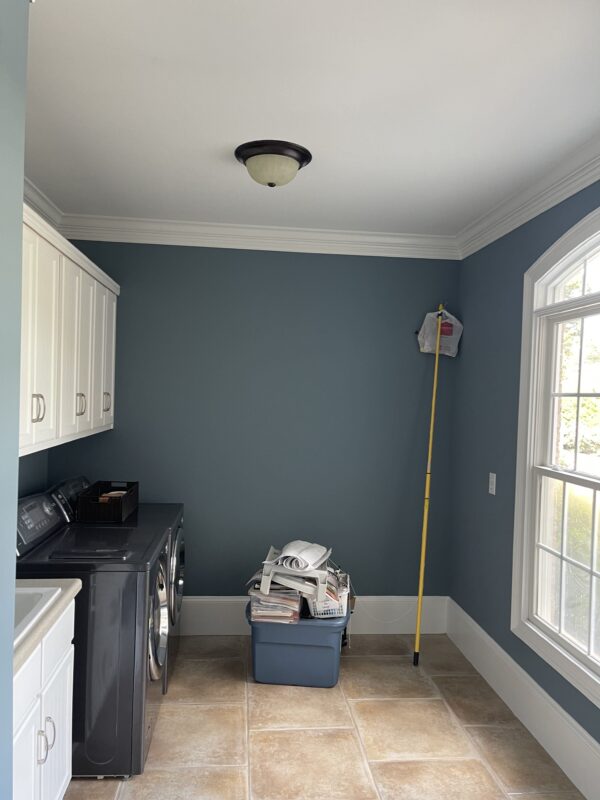 Laundry Room Newly Painted GA